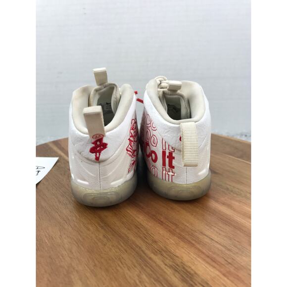 Nike Little Lil Posite One Takeout Bag TD White Casual Sneaker Kid 9c CV8918-100 - Picture 2 of 11